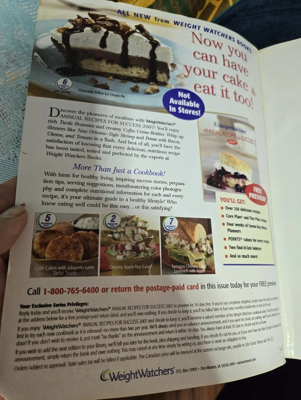4/$15 Weight Watchers Five Ing 15 Minute Cookbook 212 Quick & Easy Everyday